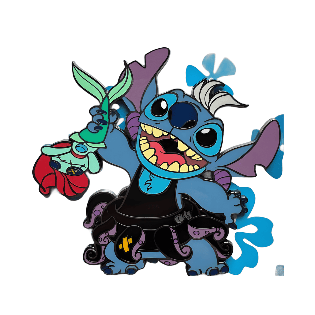 Ursula Stitch with Ariel Scrump Disney pin