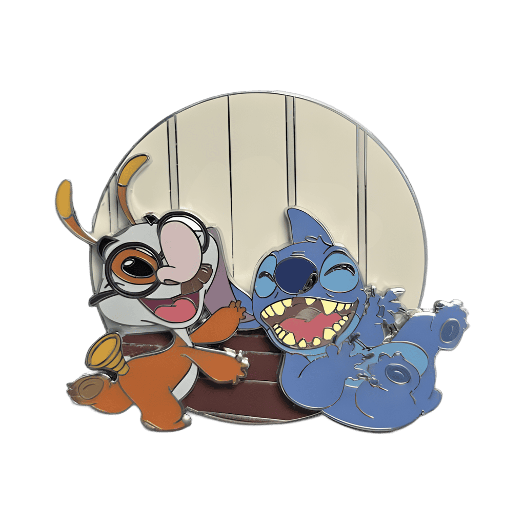 Stitch and PJ (133) Disney pin
