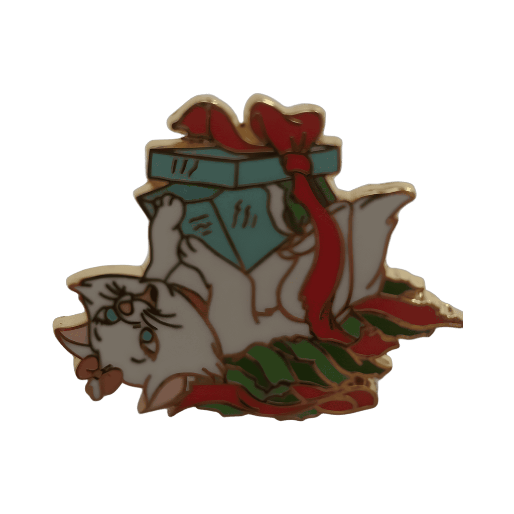 Set #2 - Marie with Present Disney pin