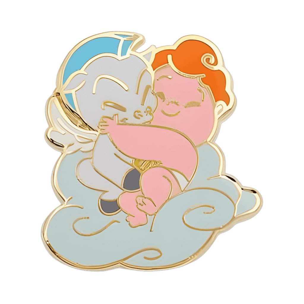 Baby Hercules with Baby Pegasus Disney pin