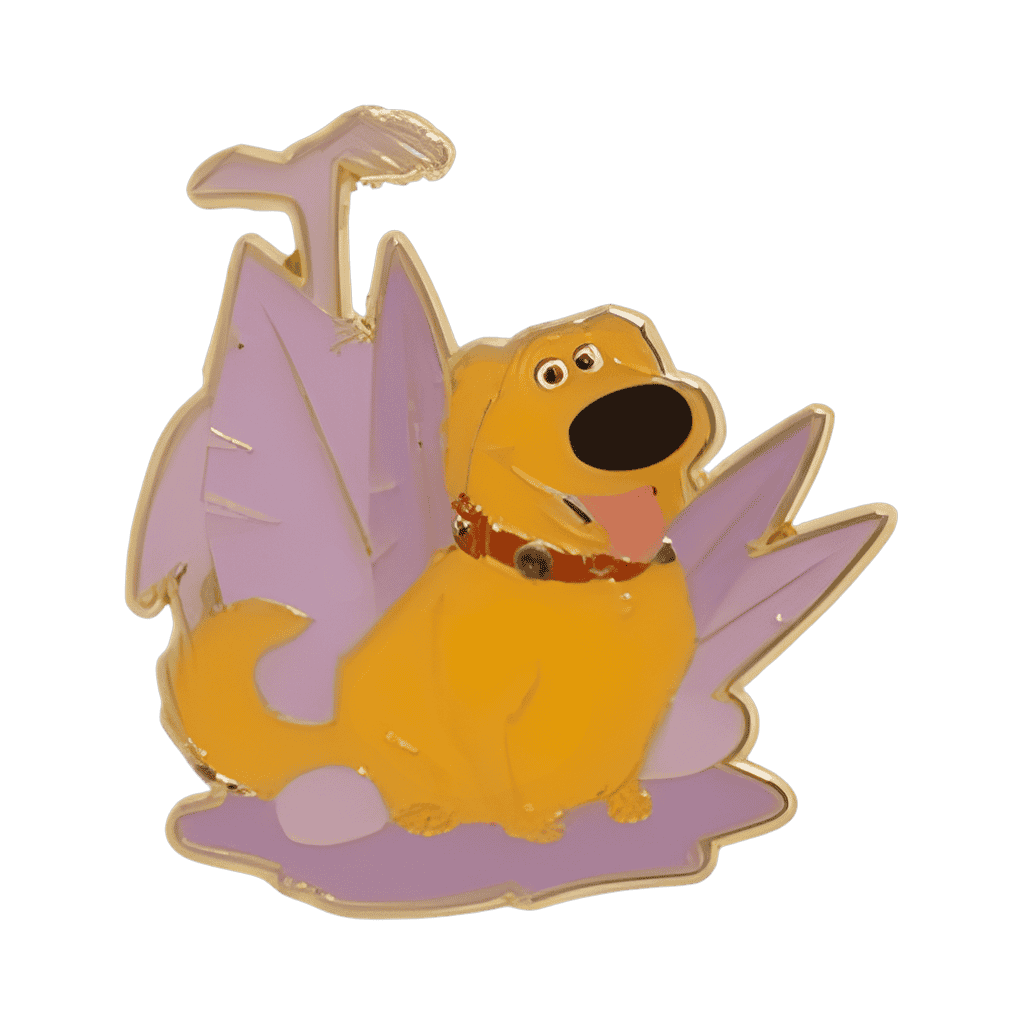 Dug and Purple Leaves Disney pin