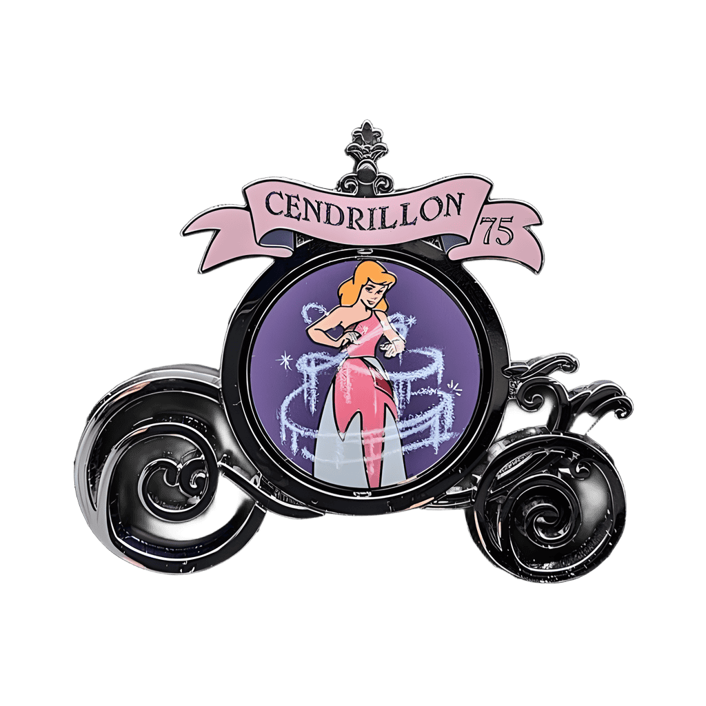 Cinderella Dress Transformation Spinner Disney pin