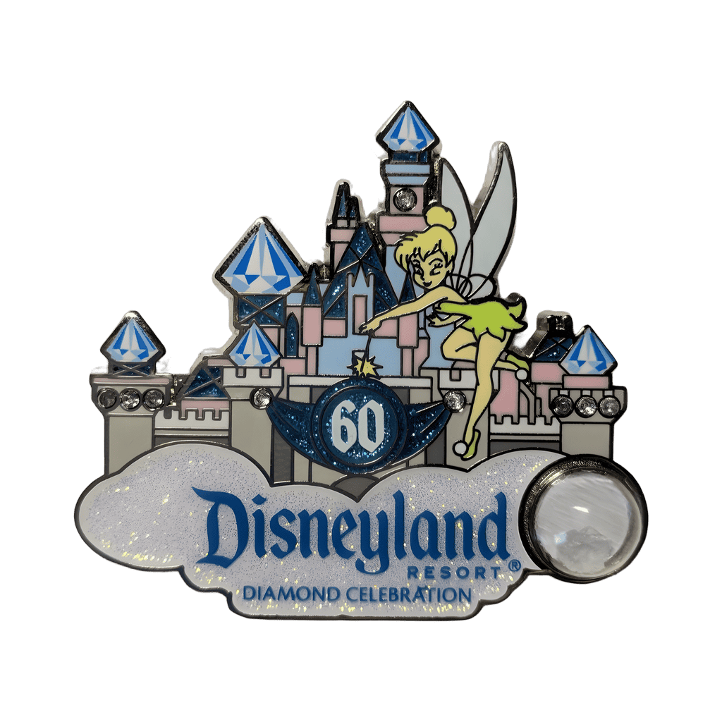 Disneyland Resort 60th Anniversary Castle Decorations Disney pin