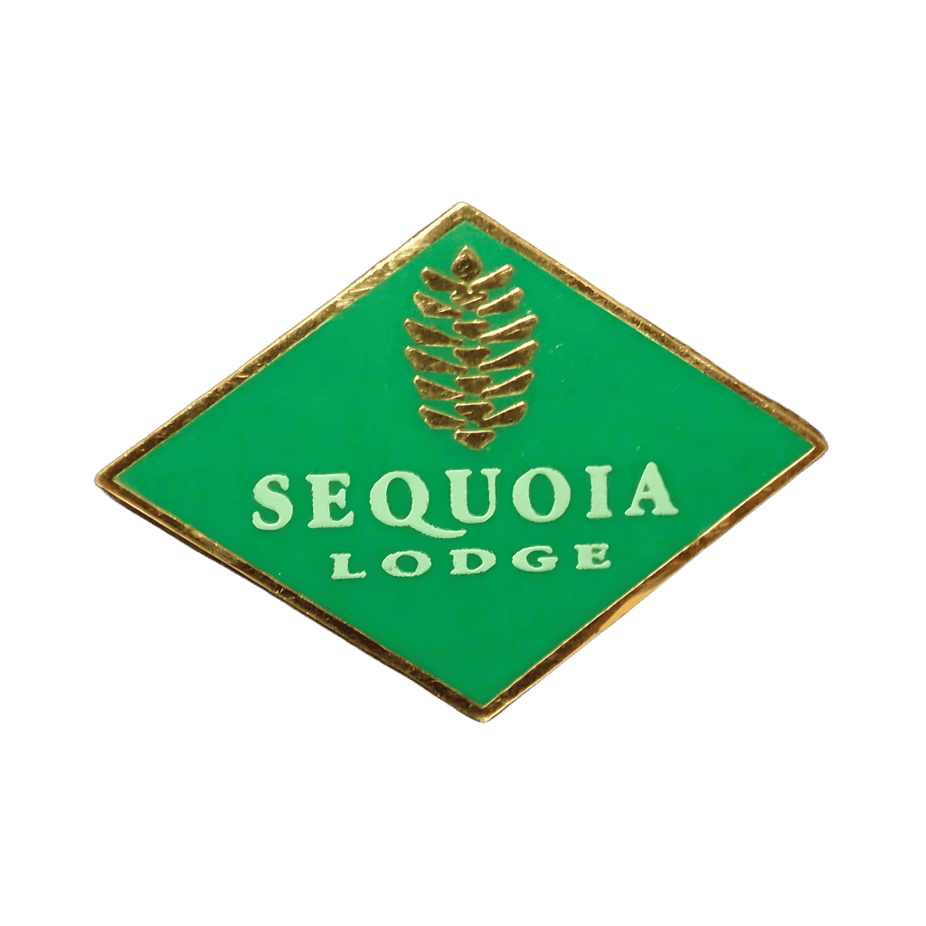 DLP Sequoia Lodge Badge Disney pin
