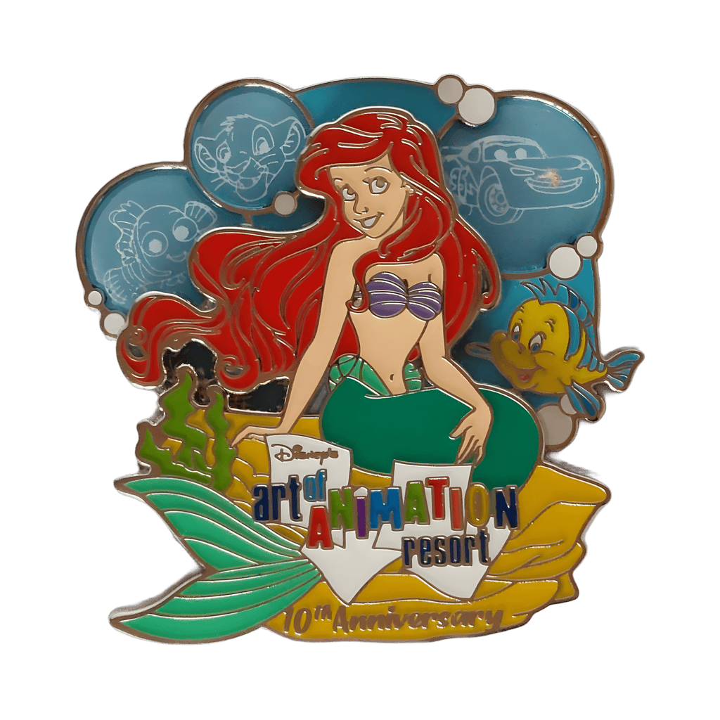 10th Anniversary - Ariel Disney pin