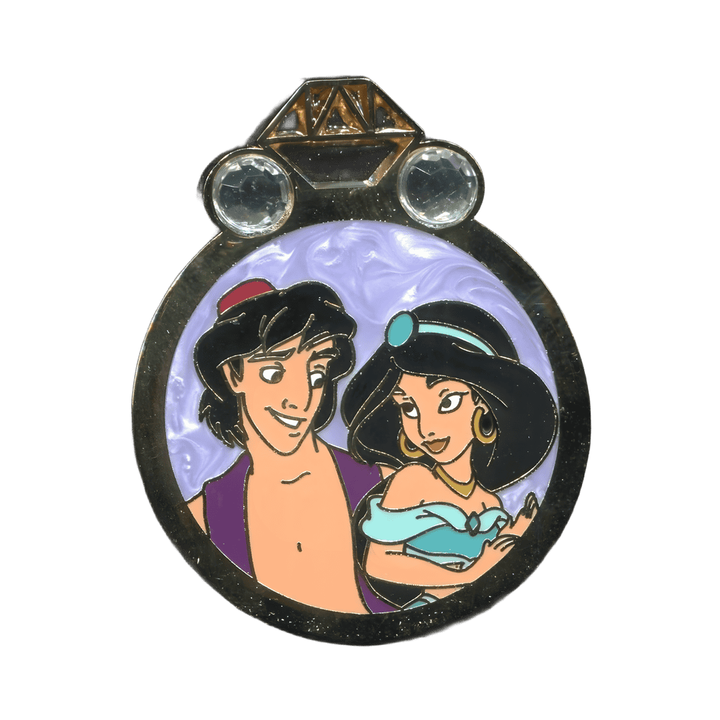 Aladdin and Jasmine Disney pin