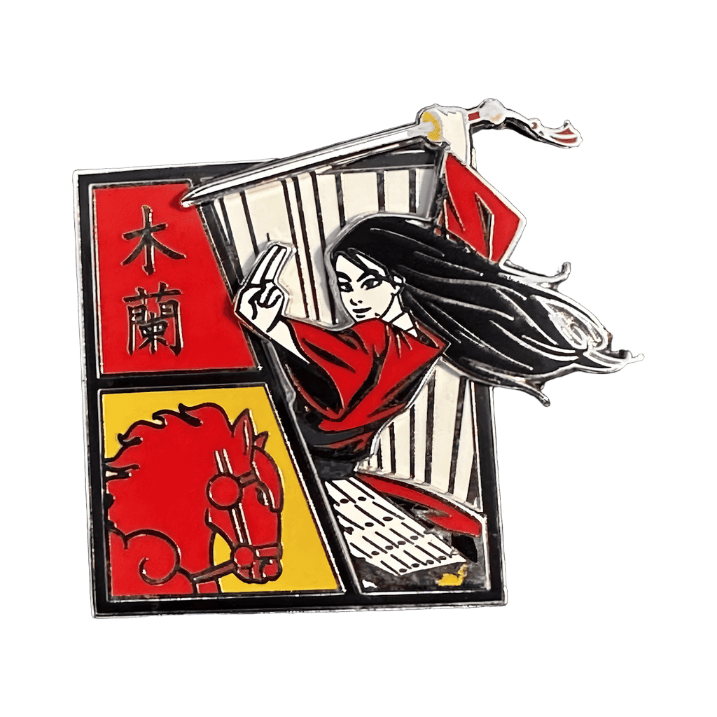 Mulan with Horse Disney pin