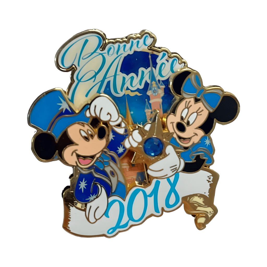 Bonne Année 2018 - Mickey & Minnie Disney pin