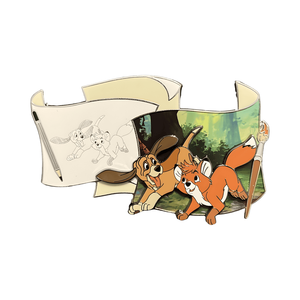 Copper and Tod Disney pin