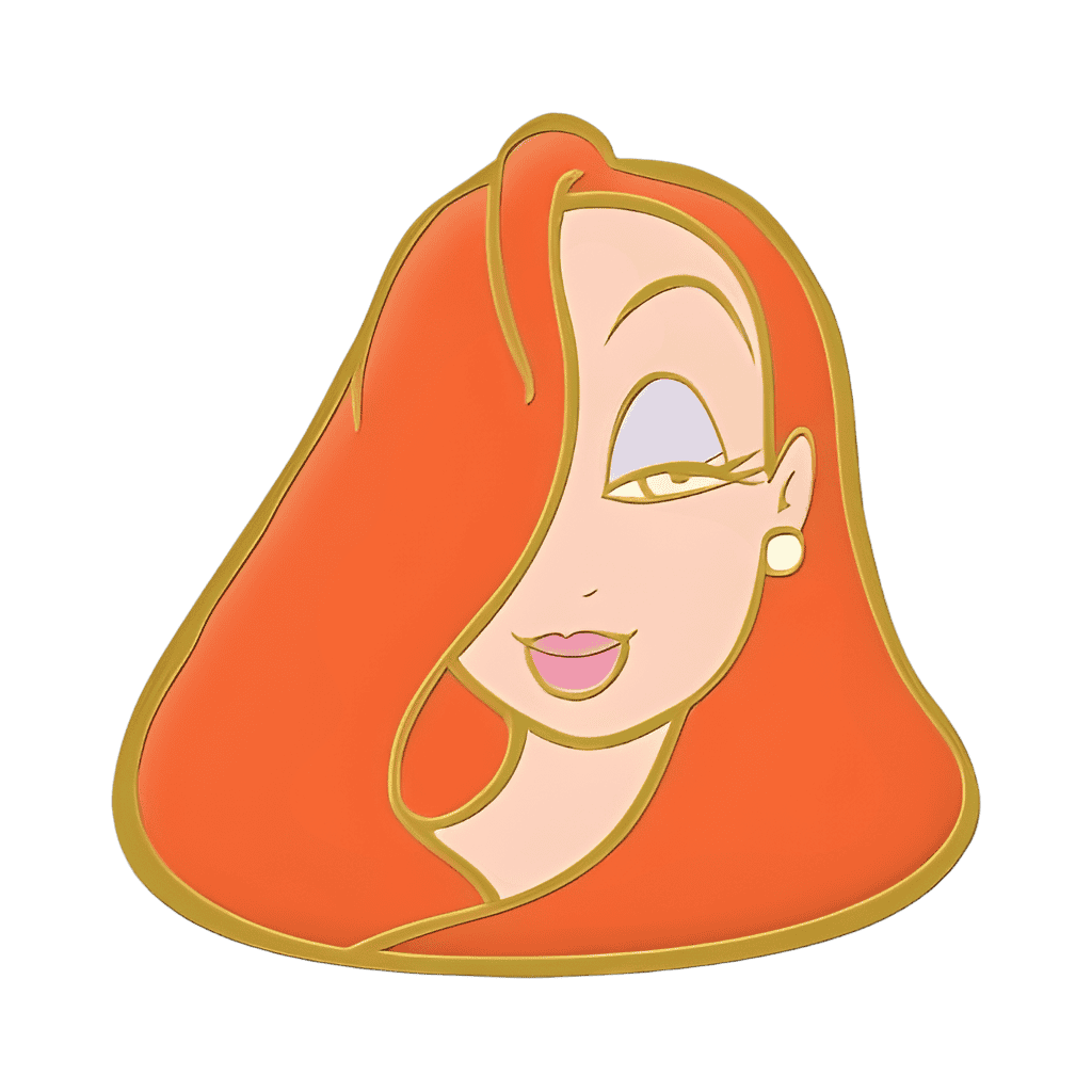 Jessica Rabbit - Face - Jumbo Disney pin