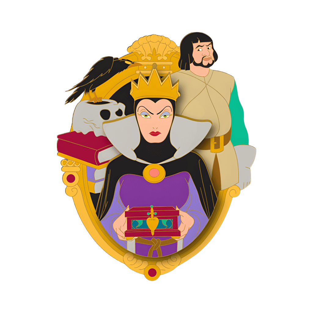 The Evil Queen & the Huntsman Jumbo Disney pin