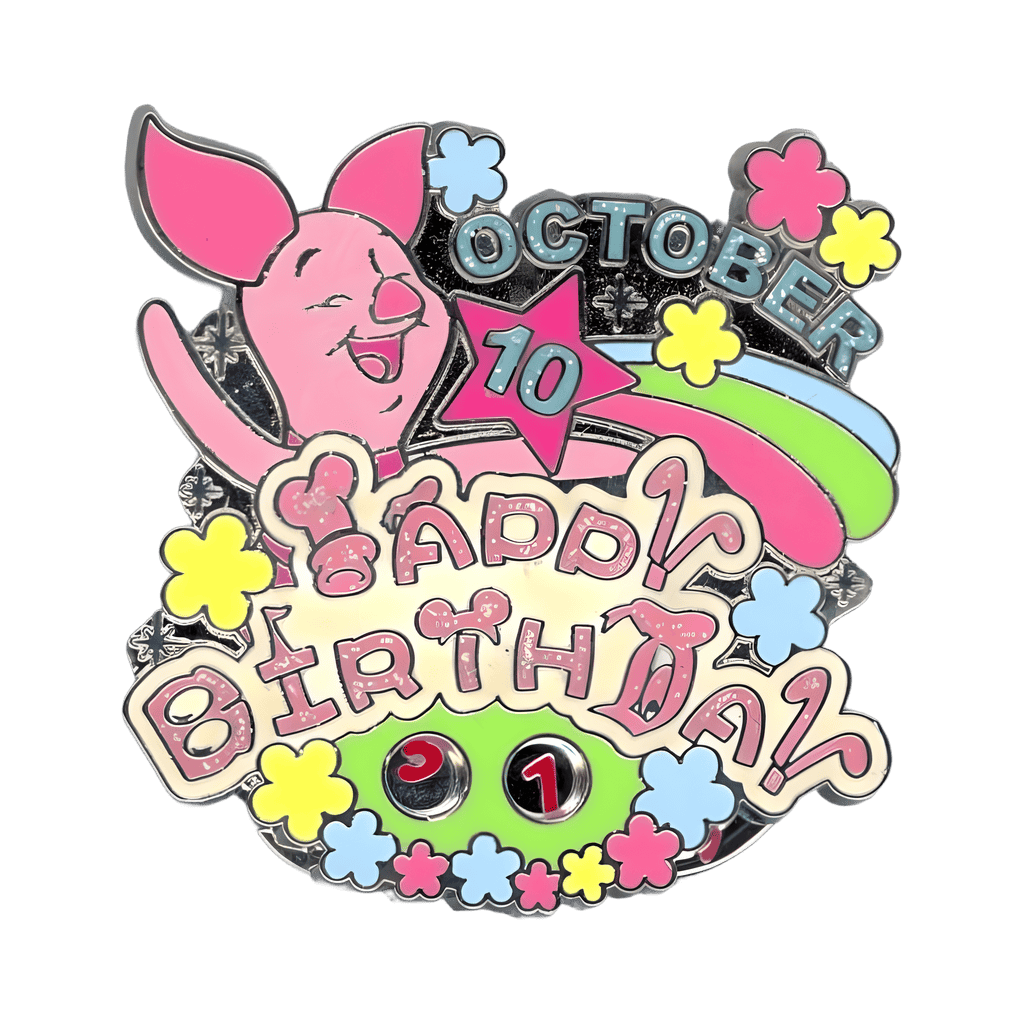 October (Piglet) Disney pin