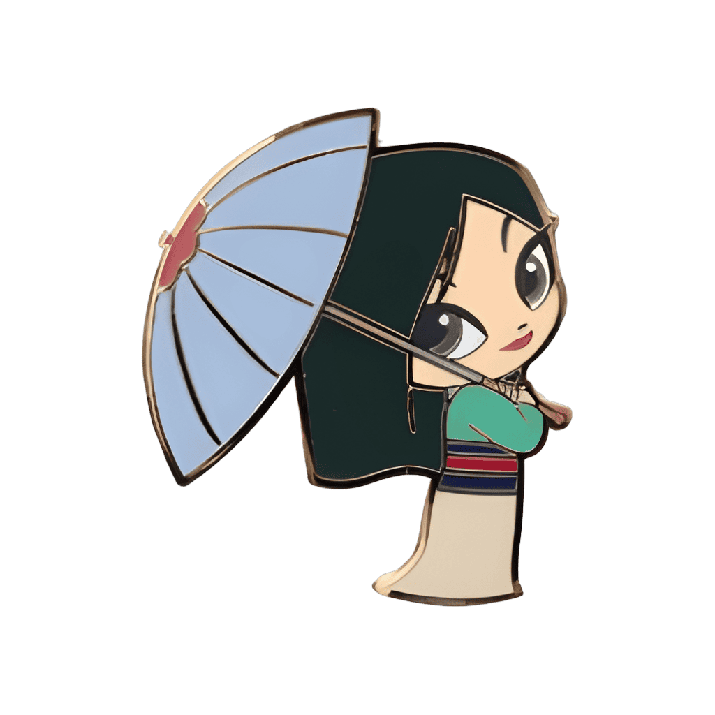 Color Mulan Disney pin