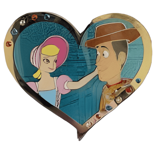 Woody and Bo Peep Disney pin