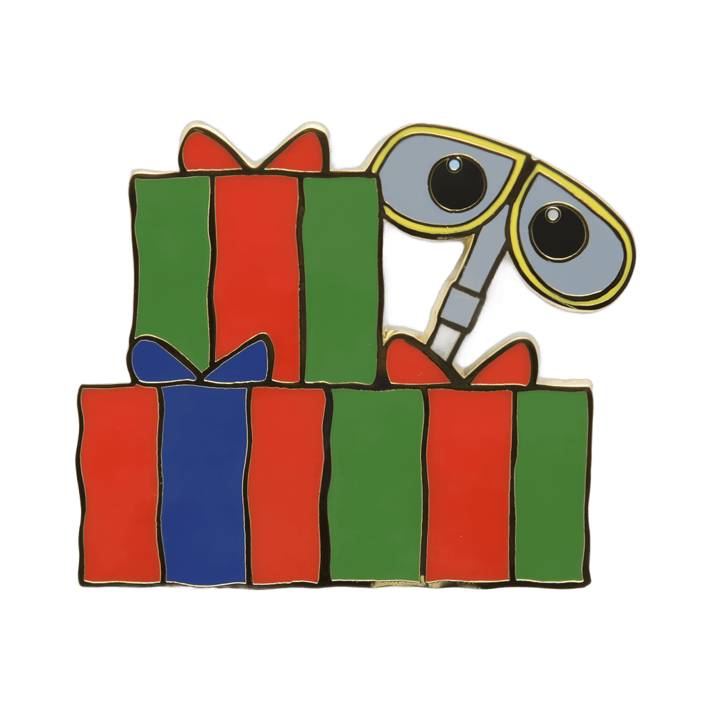Wall-E Behind Presents Disney pin