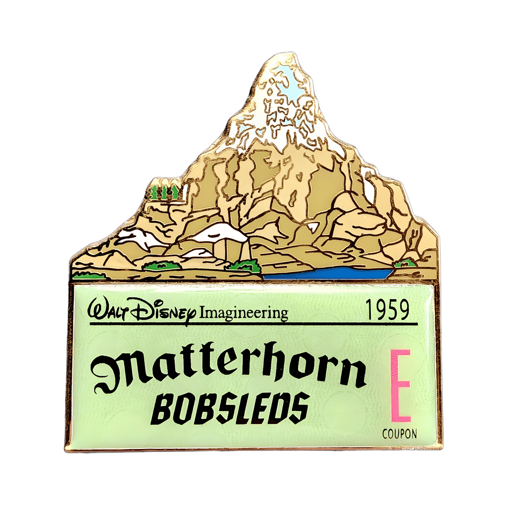 Matterhorn Bobsleds Disney pin