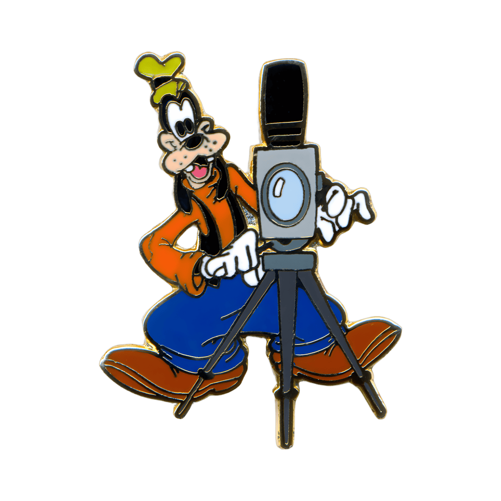 Goofy Movie Camera Disney pin