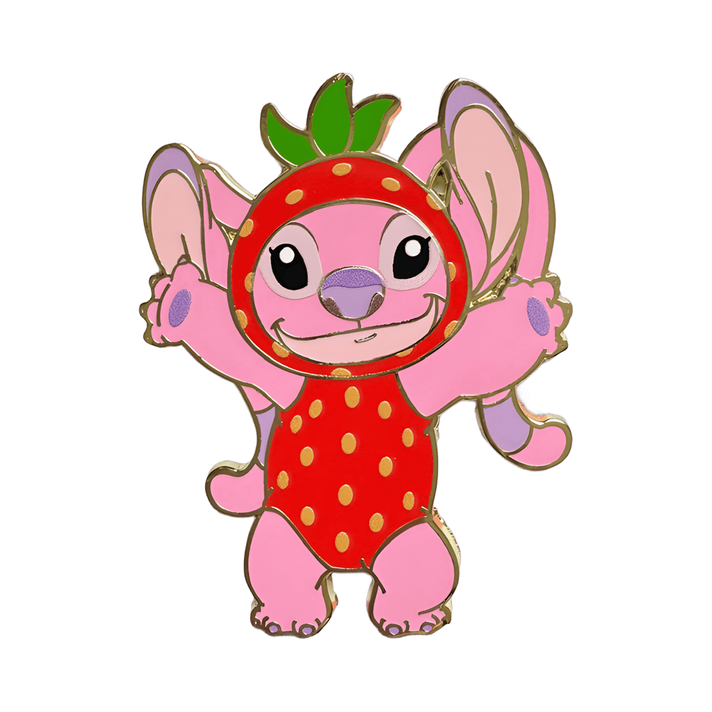 Angel Dressed as Strawberry Disney pin