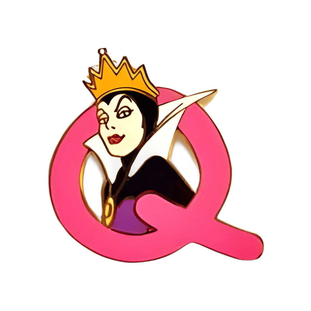 Q is for Evil Queen Disney pin