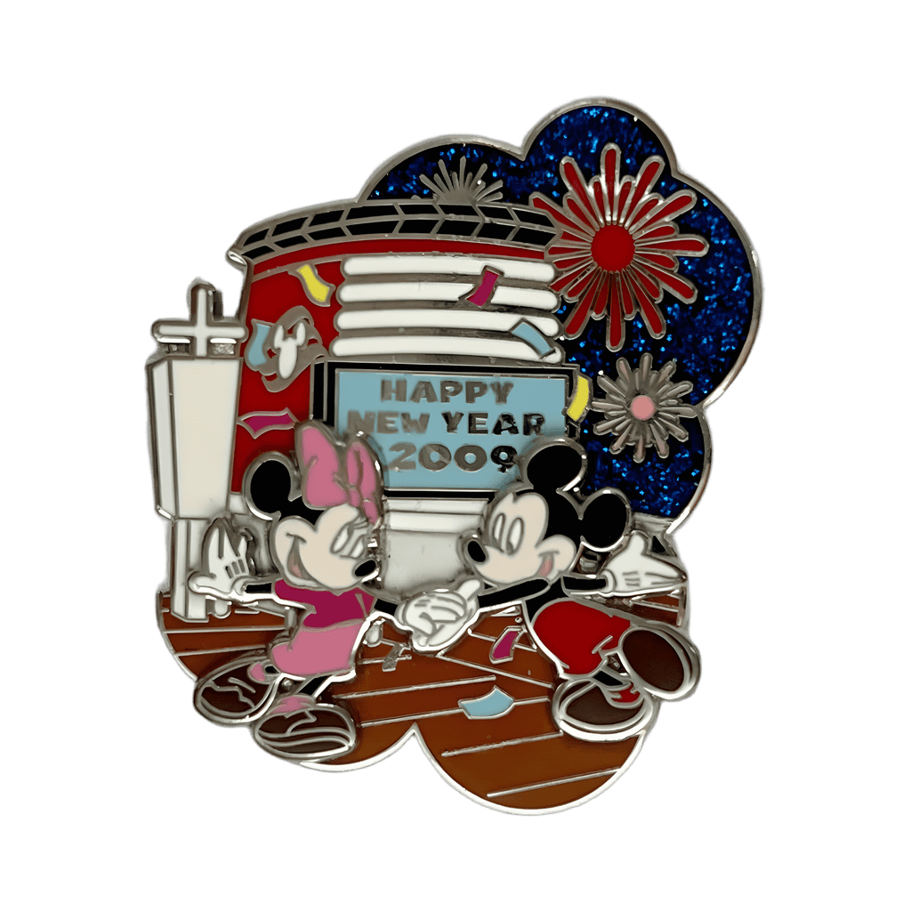Happy New Year 2009 Disney pin