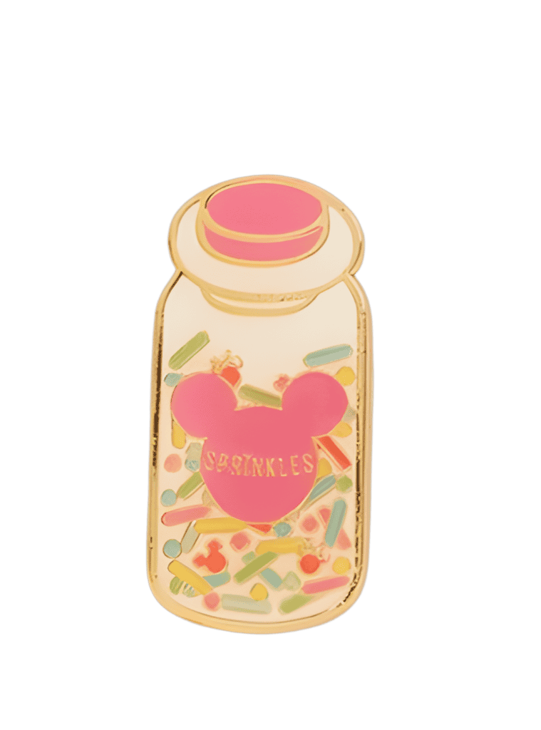 Mickey Mouse Icon in Jar of Sprinkles Disney pin