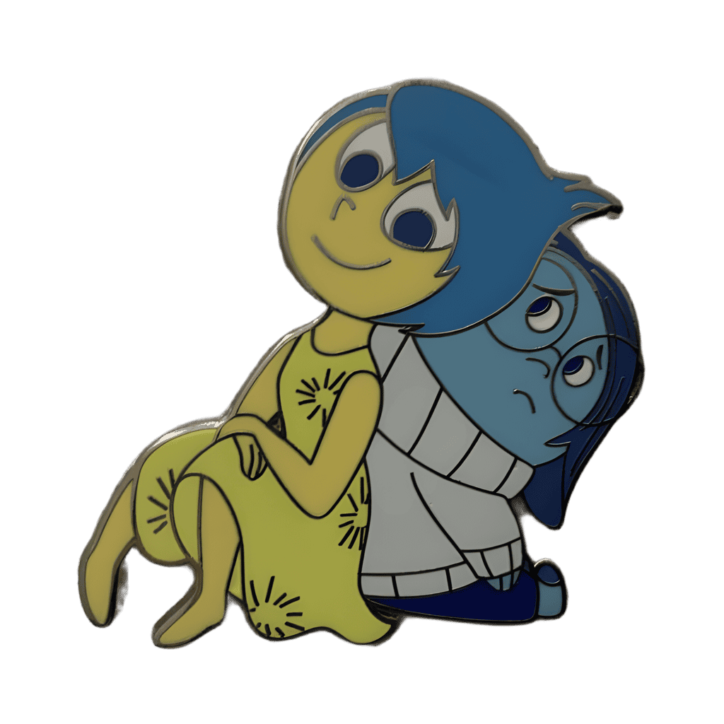 Joy and Sadness Disney pin