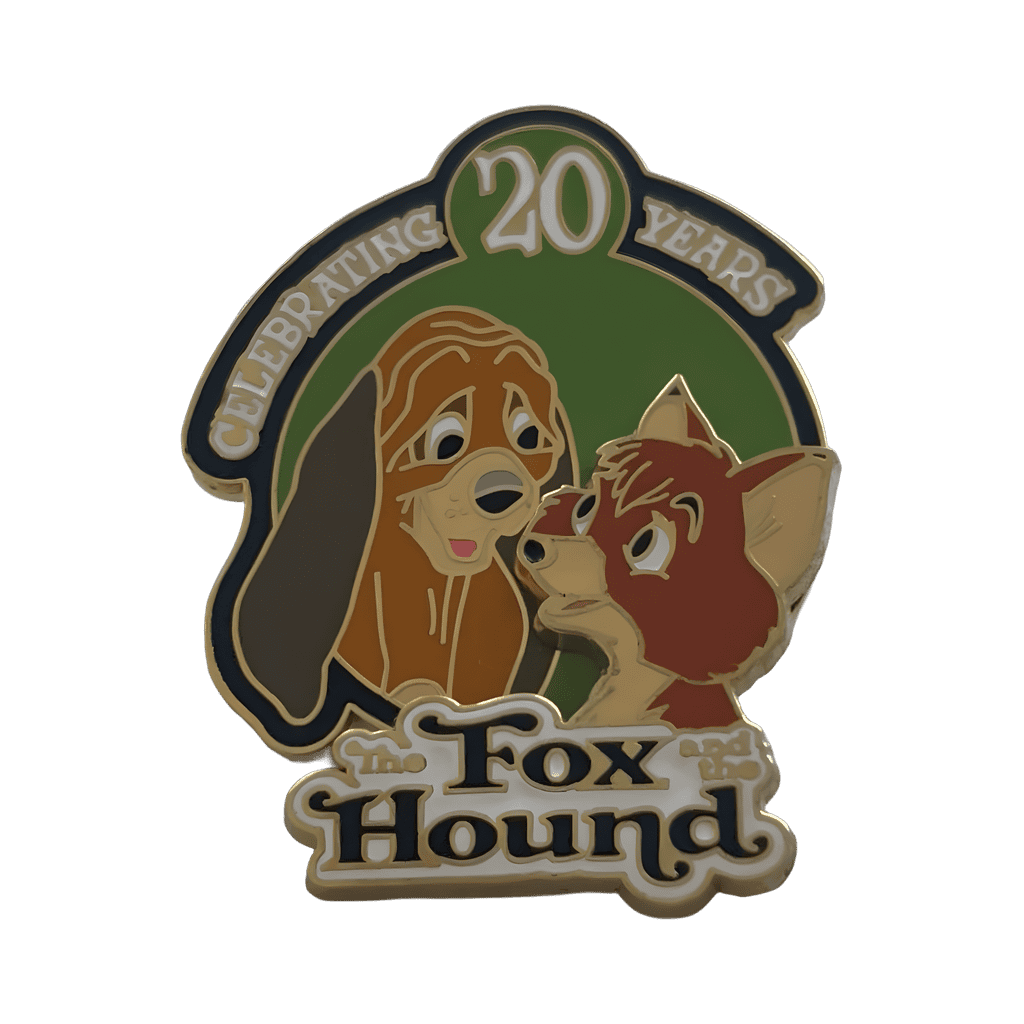 Celebrating 20 Years - The Fox and the Hound Disney pin