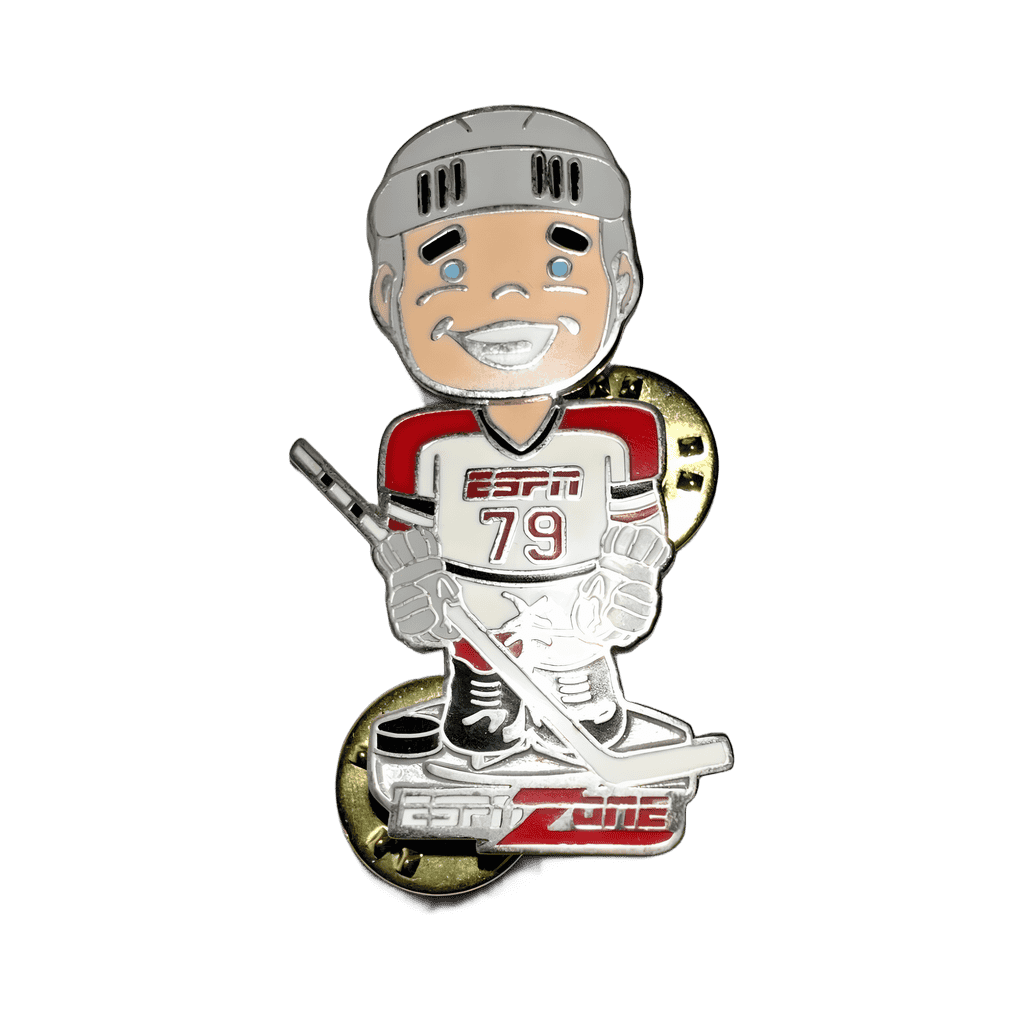 Hockey Player Bobblehead Disney pin