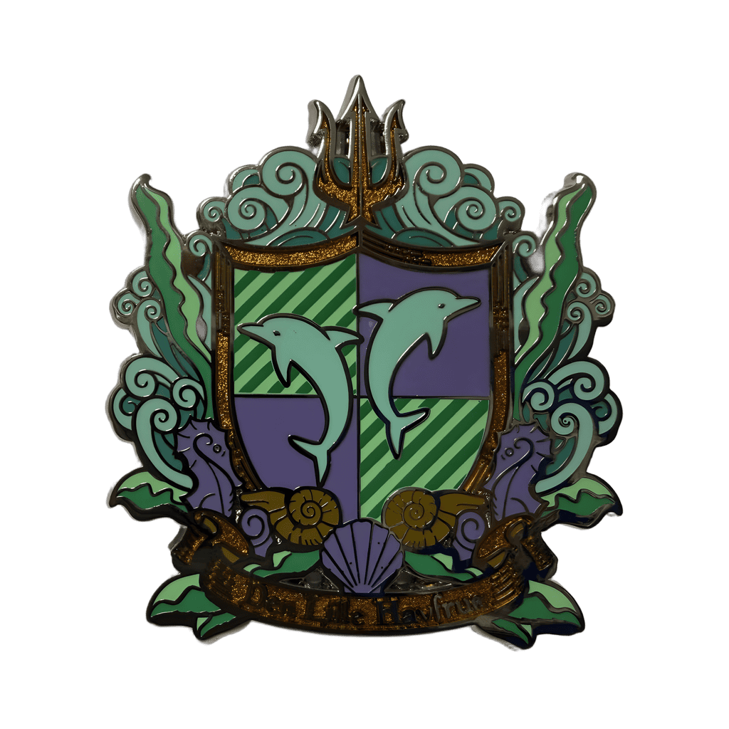 Little Mermaid Crest - Den Lille Havfrue Disney pin