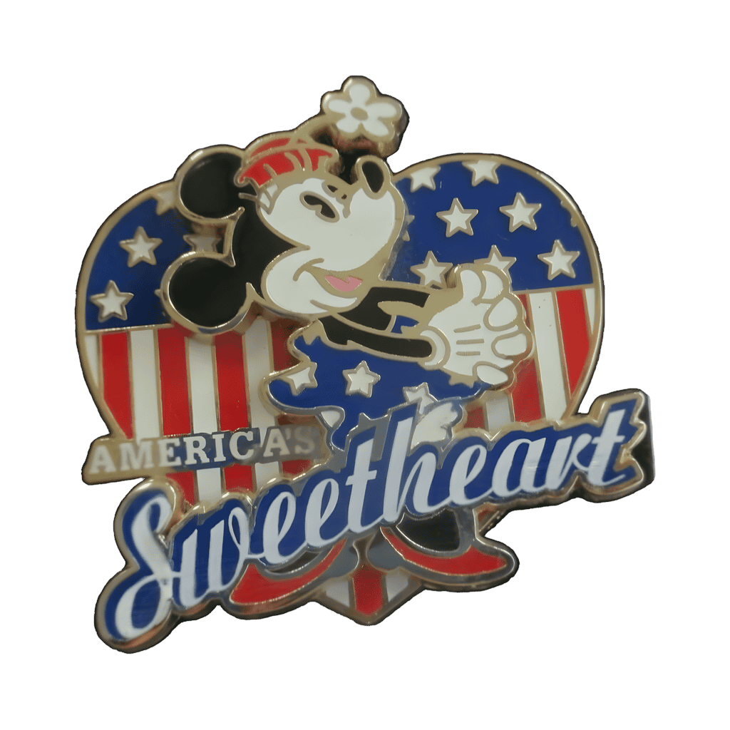 Patriotic Minnie Mouse - America's Sweetheart Disney pin