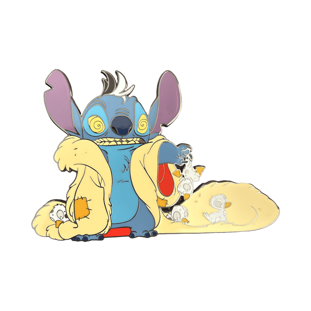 DLP Stitch as Cruella Disney pin