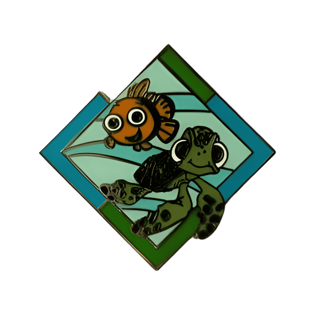 Nemo and Squirt Disney pin