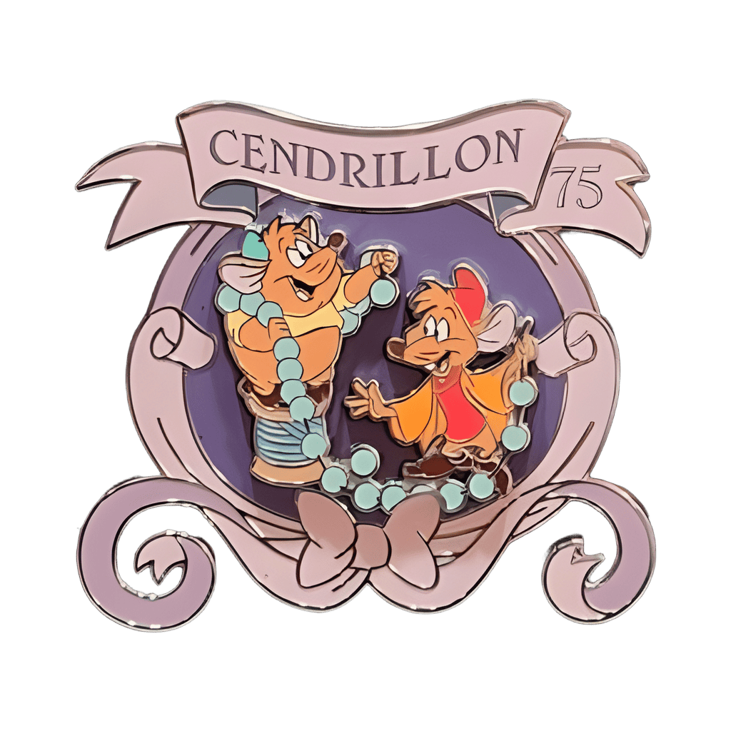 Gus and Jaq Disney pin