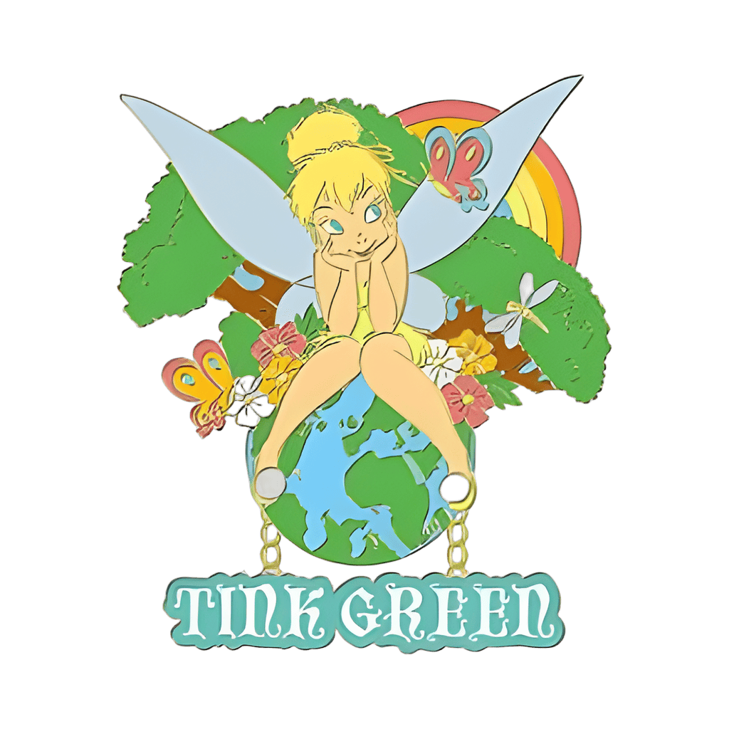 Tink Green - Tinker Bell Dangle Disney pin
