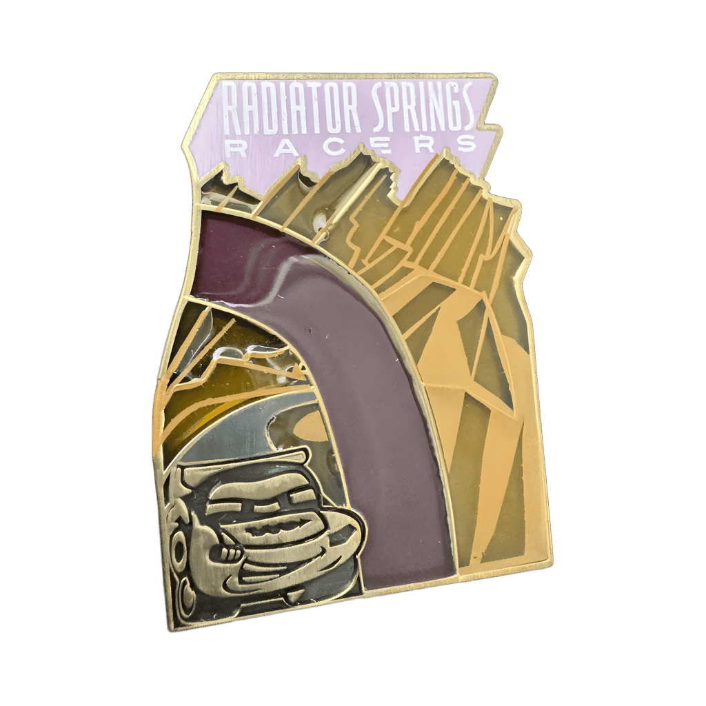Stained Glass Puzzle Piece - Radiator Springs Racers Disney pin
