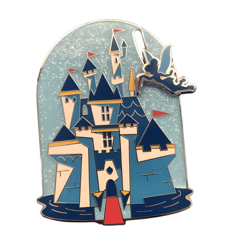 Castle and Tinker Bell Disney pin