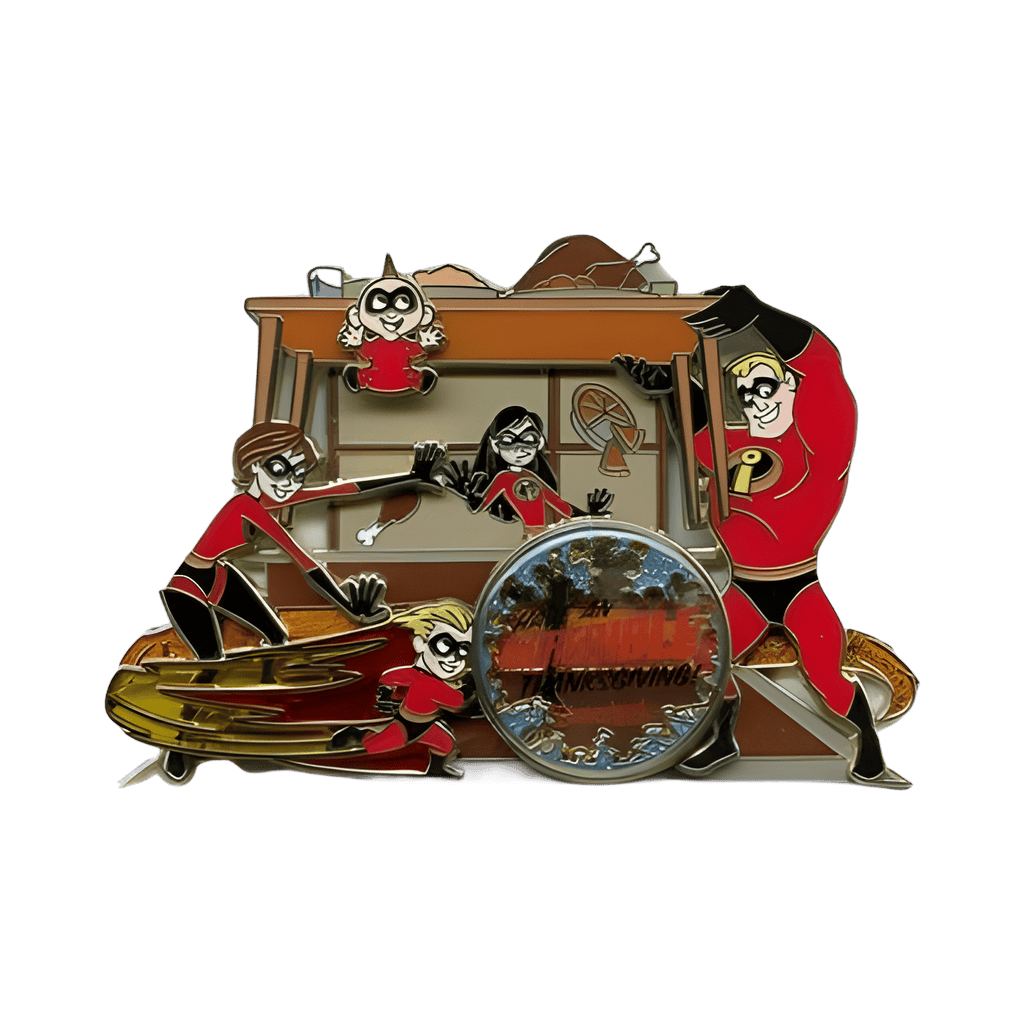 Happy Thanksgiving 2007 - The Incredibles Disney pin