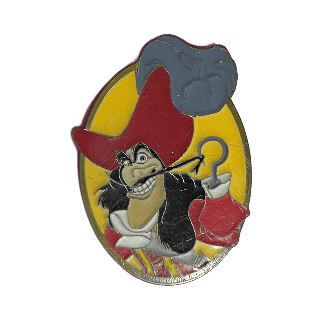 Captain Hook in Yellow Disney pin