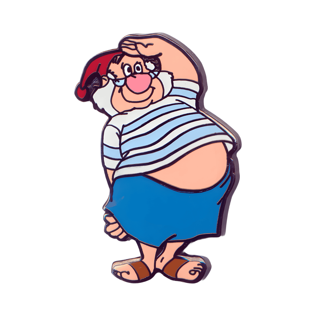 Mr. Smee Saluting Disney pin