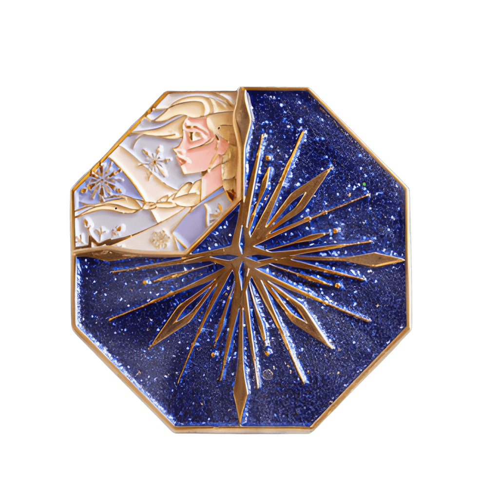 Roulette Spinner Elsa and Anna Disney pin