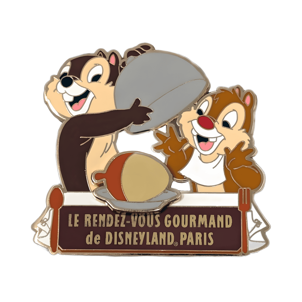 Chip & Dale - Le Gourmand Rendez-vous Disney pin