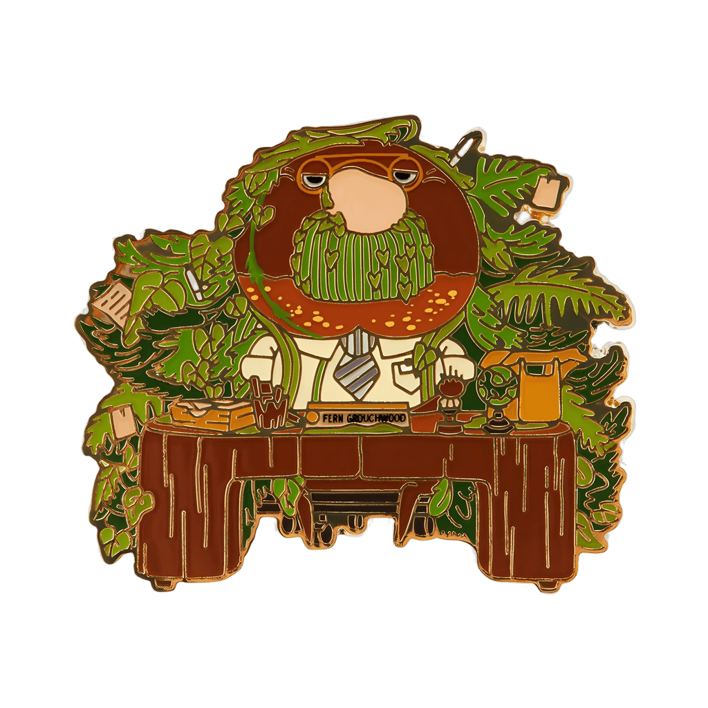 Fern at Desk Disney pin