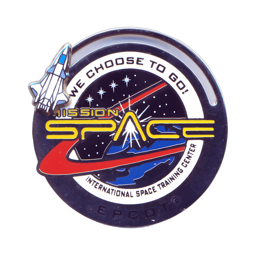 Mission Space with Slider - We Choose to Go! Disney pin