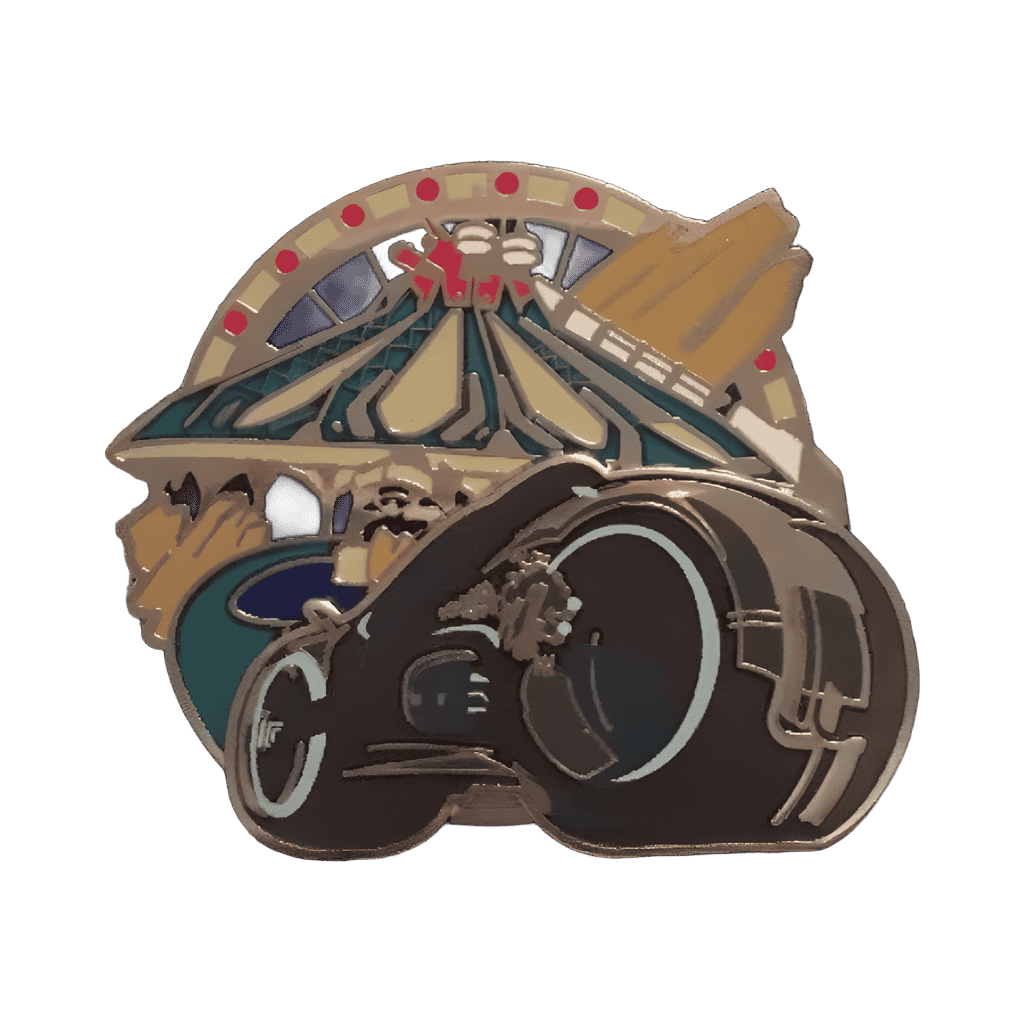 TRON Legacy Lightcycle with Space Mountain Disney pin