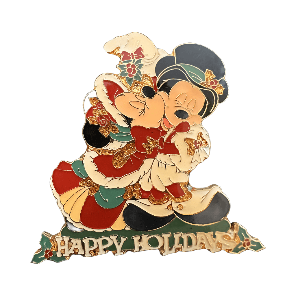 Mickey and Minnie Mistletoe Disney pin