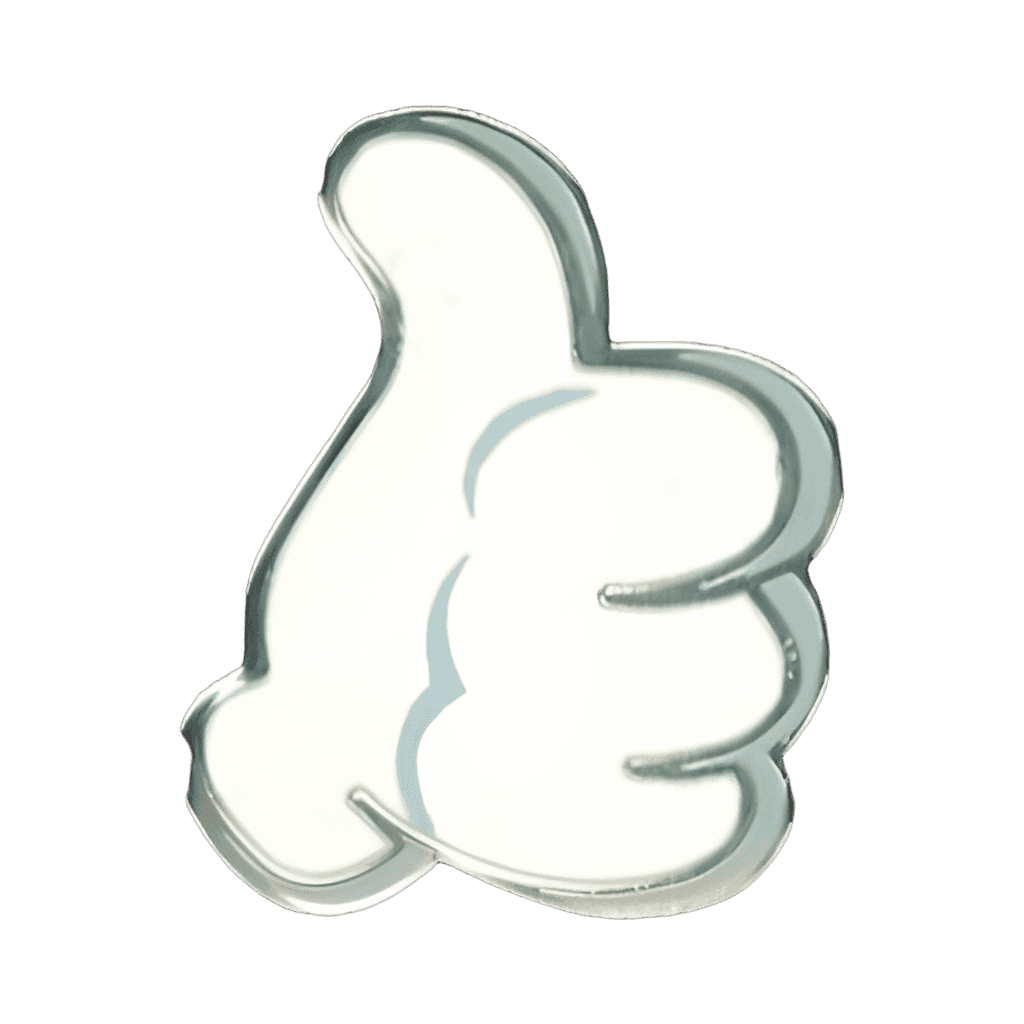 Mickey Glove Thumbs Up Disney pin