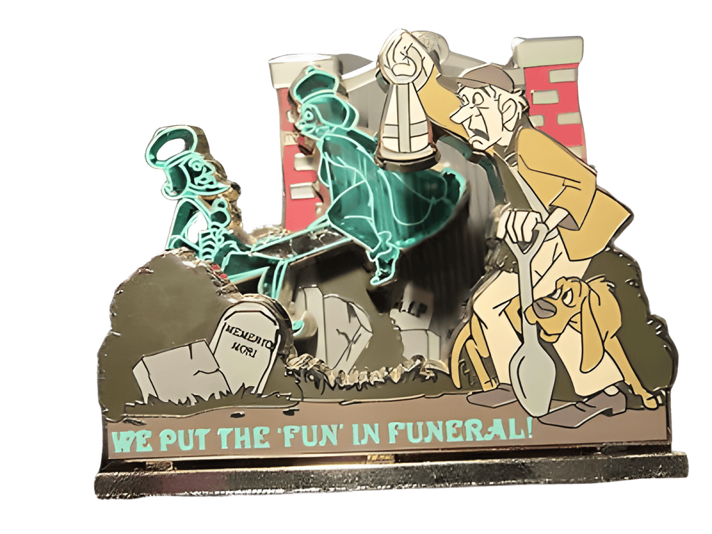Caretaker and Dog Diorama Disney pin