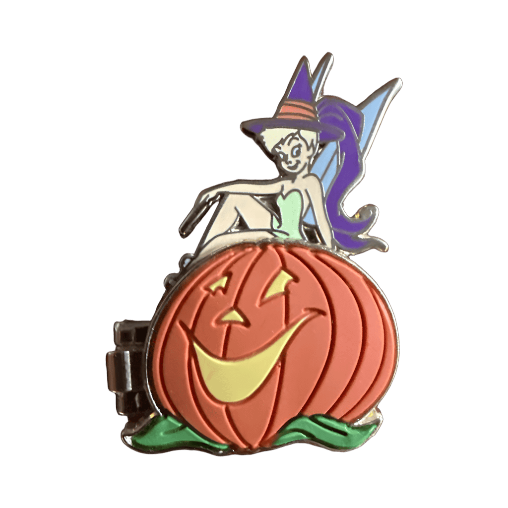 Tinker Bell on Pumpkin Disney pin
