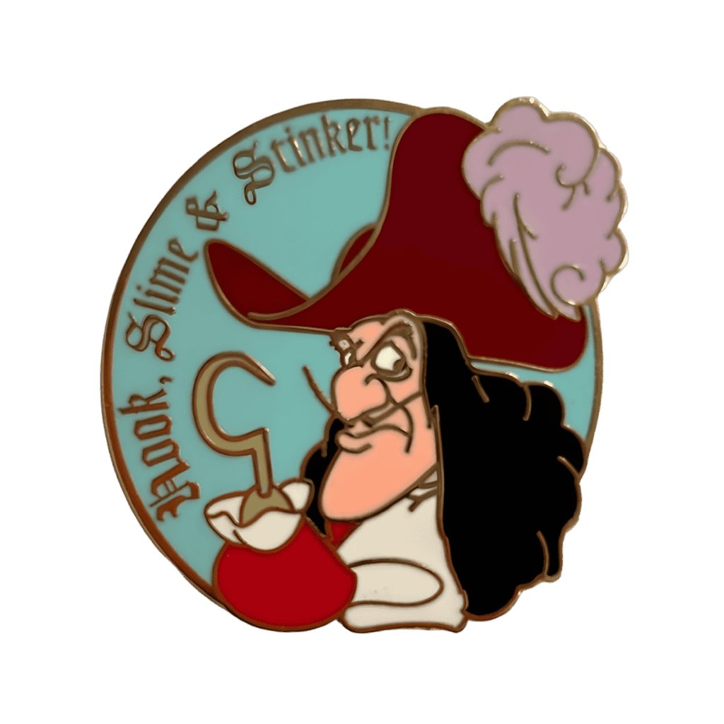 Captain Hook Disney pin