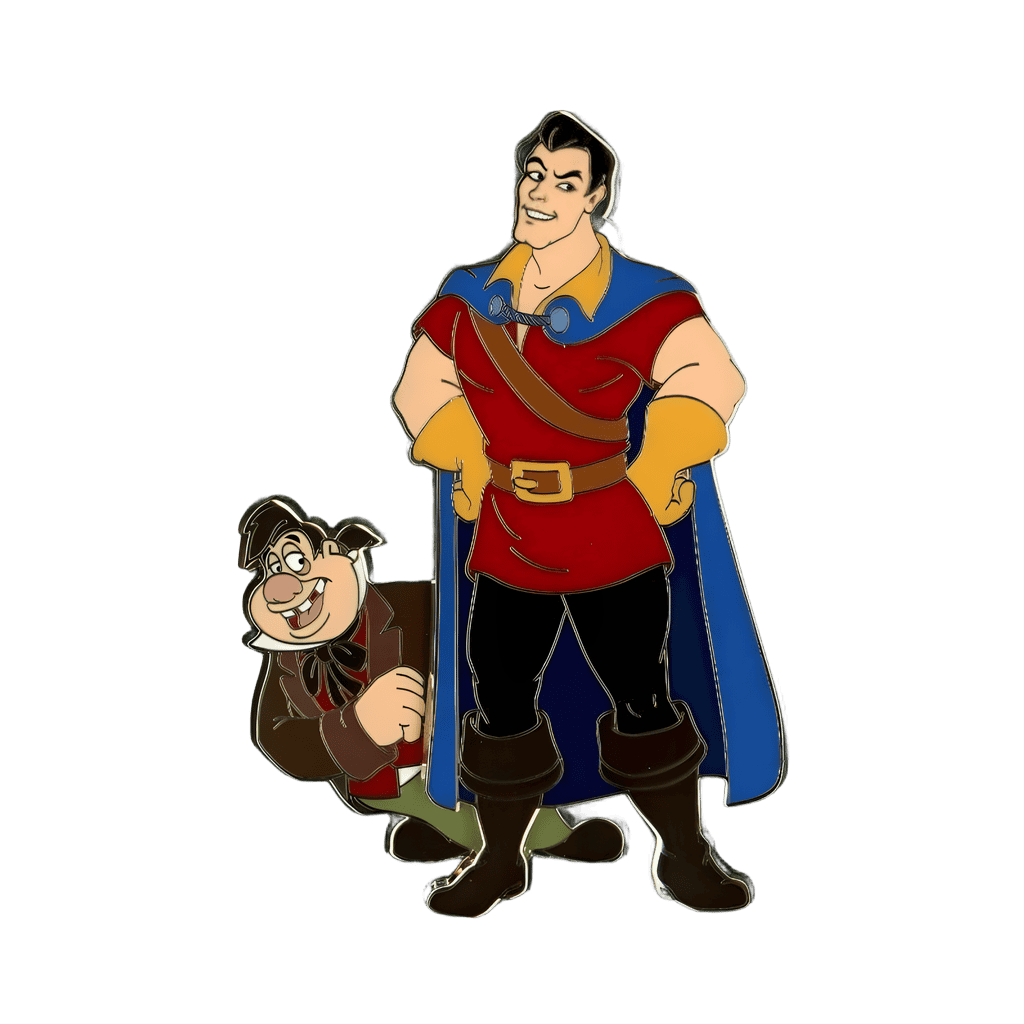 Gaston & LeFou Disney pin